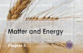 Matter and Energy - Chemistry Department - chem.usu.eduion.chem.usu.edu/~scheiner/LundellChemistry/lectureslides/ch03... · 3.1 - Classification of Matter ... 3.7 –Changes of State