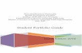 Student Portfolio Guide - College of Health Care … A Message to the Student about the Portfolio The Student Portfolio Guide is to be used as a reference throughout the portfolio