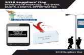 2018 Suppliers Day - nyscc€¦ · Presentation Theater ... The 2018 Suppliers Day website houses the official exhibitor directory, floor plan, and show planner attendees use to find