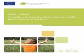 Green Paper - European Commissionec.europa.eu/health/ph_determinants/life_style/Tobacco/Documents/... · Towards a Europe free from tobacco smoke: ... Public Health and Risk Assessment