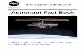 Astro Fact Book July 20032 · JULY 2003 NP-2003-07-008JSC Astronaut Fact Book “Once you get to Earth orbit, you're halfway to anywhere in the solar system." National Aeronautics