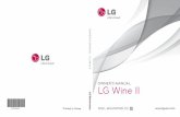 LG Wine II - LG: Mobile Devices, Home Entertainment ... Manual 1.1.pdfWorld Clock 62 6. Stopwatch 62 7. Unit Converter 62 Settings 63 1. Sound 63 1.1 Ringers 63 1.2 Volume 64 1.3 Message