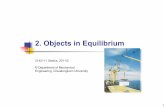 2. Objects in Equilibrium - Chulalongkorn University: …pioneer.netserv.chula.ac.th/~mkuntine/42-111/files/ch2... ·  · 2012-01-272 2 Objectives Students must be able to #1 Course