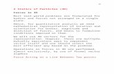 Statics of Particles - College of Engineering | University of ... Statics of... · Web viewAnalysis of Equilibrium follows the same procedure as in 2D. Draw FBD to include all acting