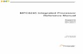 MPC8245 Integrated Processor Reference Manualcache.freescale.com/files/product/doc/MPC8245UM.pdfMPC8245 Integrated Processor Reference Manual, Rev. 3 Freescale Semiconductor v Contents