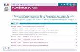 Document d’accompagnement pour l’évaluation des …2016-11-14 · eduscol.education.fr/ressources-2016 Ministèr ’Éduc obr 2 2 CYCLE I COMPÉTENCES DU SOCLE4 Domaine 1 –