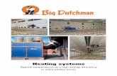 Heating systems - Big Dutchman · Heating systems – ideal house ... Type GP 14 GP 40 GP 70 NG-L 80 GP 95 NG-L 100 GP 120 Output kW 14 40 70 80 95 100 120 ... Output** kW 43 50 60