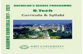 B.Tech Curricula & Syllabi (2017-2021) - static.kiit.ac.in · 3 PH 1003 Physics 3 1 0 4 4 ... COURSE STRUCTURE FOR B.TECH IN CIVIL ENGINEERING (SECOND YEAR TO FOURTH ... 7 HS 3003