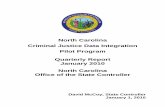 North Carolina Criminal Justice Data Integration Pilot ...qa.osc.nc.gov/cjleads/BEACON_Criminal_Justice... · Criminal Justice Data Integration . Pilot Program . Quarterly Report