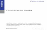 QFN Mounting Manual - Renesas Electronics America Mounting Manual R50ZZ0005EJ0150 Rev. 1.50 Contents 1 Mar 25, 2015 Table of Contents 1. The QFN Package 1 1.1 Punching Cut Type (anvil