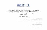 Skilled Nursing Facility Quality Reporting Program of Contents Chapter 1 Skilled Nursing Facility Quality