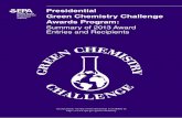 United States Environmental Green Chemistry Challenge ... · Presidential Green Chemistry Challenge Awards Program: An electronic version of this document is available at: