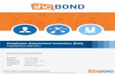 Employee Attachment Inventory (EAI) - shcbond.com · Introduction The Employee Attachment Inventory (EAI) is a world first patented instrument for measuring the strength of bond between