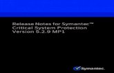Release Notes for Symantec Critical System Protection ...origin-symwisedownload.symantec.com/resources/sites/SYMWISE/... · About the Release Notes for Symantec Critical System Protection