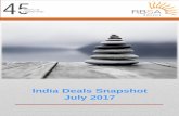 RBSA India Deals Snapshot July 2017 - RBSA Advisorsrbsa.in/.../RBSA_India_Deals_Snapshot_July_2017.pdfIndia Deals Snapshot July 2017 ... Curefit Healthcare Pvt. Ltd ... Food & Beverages