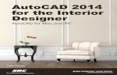 AutoCAD 2014 for the Interior Designer - SDC Publications · 2013-04-19 · to select Drawing Utilities, ... Architectural. 1. Change the units from decimal to feet-inches: (Pick