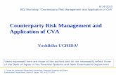 Counterparty Risk Management and Application of CVA · Counterparty Risk Management and Application of CVA ... Lehman Brothers Failure of Lehman Brothers (2008) zQuantitative analysis