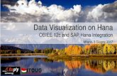 Data Visualization on Hana - ITOUG Visualization on Hana OBIEE 12c and SAP Hana Integration. 2 ... Oracle Business Intelligence 12c, ... ODI 11g Oracle OBIEE 12c