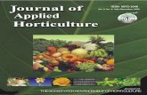 Journal of Applied Horticulture, Vol 8(2)2... · JOURNAL OF APPLIED HORTICULTURE Vol. 8, No. 2, July-December, 2006 CONTENTS Transgenic tomato (Lycopersicon esculentum) overexpressing