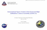 International Space Station (ISS) External High Definition ... · International Space Station (ISS) External High Definition Camera Assembly ... • Based on Moxa AWK ... International