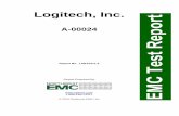 Logitech, Inc. - Dongle... · Electromagnetic Compatibility Testing in accordance with the European Union EMC Directive 2004/108/EC, ... New York Labs WA01 …