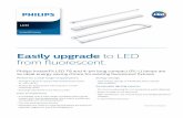 Easily upgrade to LED - Grainger Industrial Supply · Easily upgrade to LED ... This device complies with Part 18 of the FCC Rules. Philips InstantFit LED T8 Lamps ... 32MX94 10.5