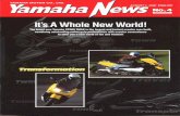 world's most advanced maxi scooter, the 500cc TMAX makes ... · Yamaha News,ENG,No.4,2000,8月,8月,It's A Whole New World!,Motorcycle,XP500 TMAX,Up Front,The moment you pull away,