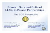 Primer: Nuts and Bolts of LLCs, LLPs and Partnerships · Primer: Nuts and Bolts of LLCs, LLPs and Partnerships ... Texas Business Organizations Cod ... Corporations .