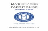 MATHEMATICS PARENT GUIDE - Medinah School … PARENT GUIDE - Grade 74.pdfConstruct viable arguments and critique the reasoning of others 4. Model with mathematics 5. Use appropriate