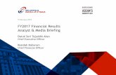 FY2017 Financial Results Analyst & Media Briefingbursa.listedcompany.com/misc/presentation_slide_4Q_2017.pdf · & Secondary Market (RM bil) 956 1,291 371 485 525 ... Islamic Capital