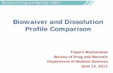 Biowaiver and Dissolution Profile Comparisondmsc2.dmsc.moph.go.th/webroot/drug/km/lab_analysis/Biowaiver and... · Biowaiver and Dissolution Profile Comparison. ... . ... Excipients