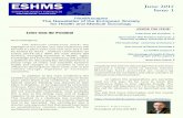 June 2017 Issue 1 - ESHMS · June 2017 Issue 1 Letter from the ... Flis Henwood and Benjamin Marent b.marent@brighton.ac.uk oday, where a new generaon of mobile digital