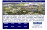 Cordova Crossings - Pensacola, Florida - Trademark Proptrademarkprop.com/pdf/Cordova_Crossings_Flyer.pdf · Cordova Crossings - Pensacola, Florida Cordova Crossings is at the south