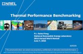 Thermal Performance Benchmarking - energy.gov of the power electronics ... transient performance. ... •Understand and quantify the state-of-the-art in thermal management systems