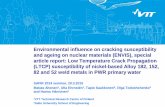 Environmental influence on cracking susceptibility and ...safir2014.vtt.fi/finalseminar/Day_2/TR6_7_1_ENVIS_LTCP_SAFIR2014.pdf · consequences could be. 4 Introduction ... T-S orientation
