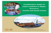 Comparative study on export policies in Egypt, Morocco ... · Comparative study on export policies. 7 ... This Comparative Study of Export Policies in Egypt, Morocco, Tunisia and