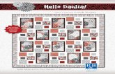 HelloDahlia! - Nancy Mahoney Quilt by Nancy Mahoney using the Hello Dahlia! fabric collection by P&B Textiles Quilt Size: 57˝ x 67 ...