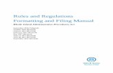 Rules and Regulations Formatting and Filing Manualsos.ri.gov/assets/downloads/documents/RICR-Filing-and... · 2017-09-20 · Rules and Regulations Formatting and Filing Manual ...