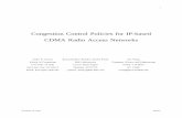 Congestion Control Policies for IP-based CDMA …xwang/public/paper/congestion-TMC.pdfCongestion Control Policies for IP-based ... Therefore congestion control techniques are essential