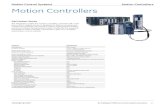 Motion Control Systems Motion Controllers Control Systems Motion Controllers GE Intelligent Platforms Control Systems Solutions 5.3 PACMotion Series The PACMotion multi-axis motion