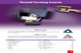 Thread Turning Inserts - Manufacturers - SAMTEC · 3 Thread Turning Inserts ® Thread Turning Inserts Thread Turning Inserts Contents: Page: Contents: Page: