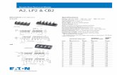 Single Row Terminal Blocks A2, LP2 & CB2 - Cooper … EATON Terminal Styles Inches (Millimeters) Part Numbering System Family Terminal Style Base/End Poles Screw Options Options A2