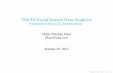 Poli 5D Social Science Data Analytics · Poli 5D Social Science Data Analytics Functions in Excel (2); Intro to Stata ... inside another IF function to test an additional condition.