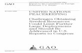 GAO-09-142 United Nations Peacekeeping: … to the Committee on Foreign Relations, U.S. Senate United States Government Accountability Office GAO UNITED NATIONS PEACEKEEPING Challenges