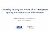 Enhancing Security and Privacy of Tor’s Ecosystem - … anonymity network 2 •Tor: the most popular anonymity network for Internet users –Helps users to defend against traffic