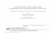 FUNCTIONAL SERVICING AND STORMWATER … planning/da-161470-fsr.pdf · Functional Servicing and ... Post‐development water supply requirement ... and approx 32380 m2 gross floor