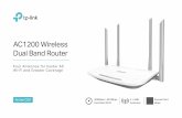 AC1200 Wireless Dual Band Router · Ethernet Ports: 4*10/100Mbps LAN Ports, 1*10/100Mbps WAN Port · Buttons: Reset Button, Power On/Off Button, WPS/Wi-Fi On/Off Button · Antennas: