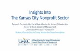 Insights Into The Kansas City Nonprofit Sector · Insights Into The Kansas City Nonprofit Sector ... •Percentage of nonprofits whose year-end assets for ... •Overall, younger