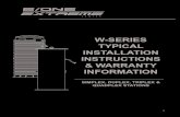 W-SERIES TYPICAL INSTALLATION …eone.com/images/files/eone-w-series-grinder-pump...W-SERIES TYPICAL INSTALLATION INSTRUCTIONS & WARRANTY INFORMATION SIMPLEX, DUPLEX, TRIPLEX & QUADPLEX