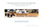 RICHLAND ONLINE ACADEMY - Richland School … Language Survey** ... US Government & Politics * AP US History ... To be considered as a full time Richland Online Academy enrollee, a